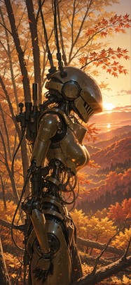 Palm Yellow Sunset Nature Autumn Machine mobile wallpaper / スマホ壁紙