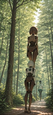 Switch2 Brown Afternoon Nature Summer Machine mobile wallpaper / スマホ壁紙