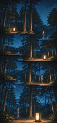 Switch2 Brown Night Nature Summer mobile wallpaper / スマホ壁紙